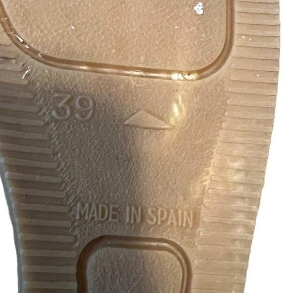 VISCATA Gava Canvas Wedge Handmade 2 ½” Heel Women's Sandals, Size 39/8 - Picture 8 of 14